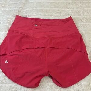 lululemon athletica Women's Bright Red Athletic Shorts